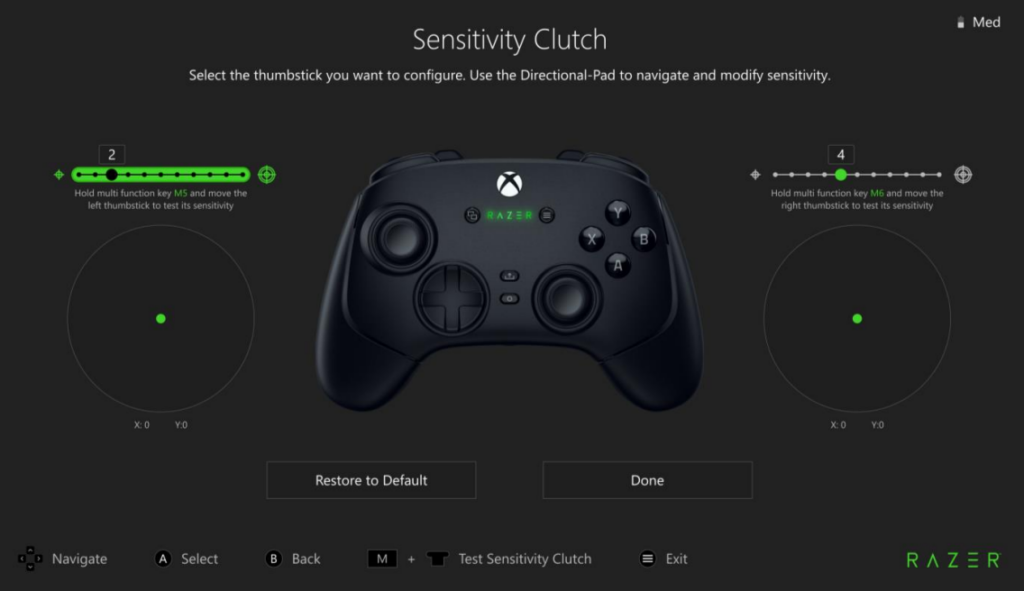 A look at the Razer Controller app (Image via Razer)