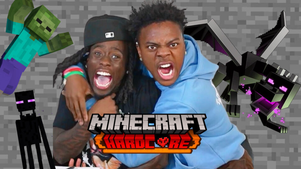 Kai Cenat and IShowSpeed are back to take on hardcore Minecraft cover image