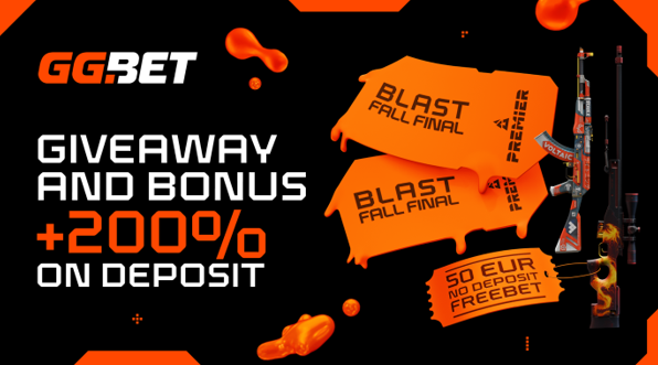 GG.BET announces BLAST Premier Fall Finals Tickets Giveaway cover image