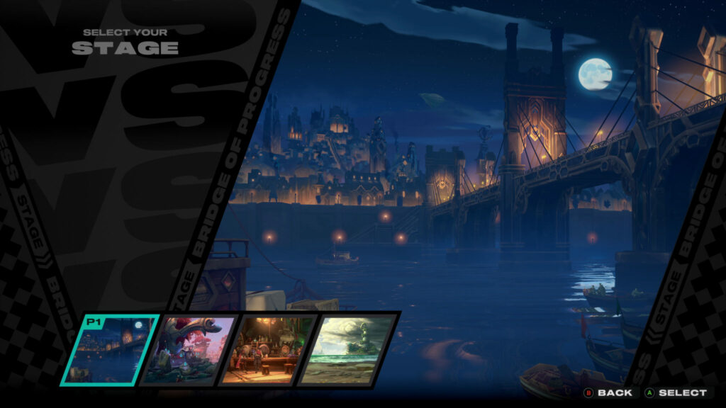 The Bridge of Progress stage in 2XKO (Image via Riot Games)