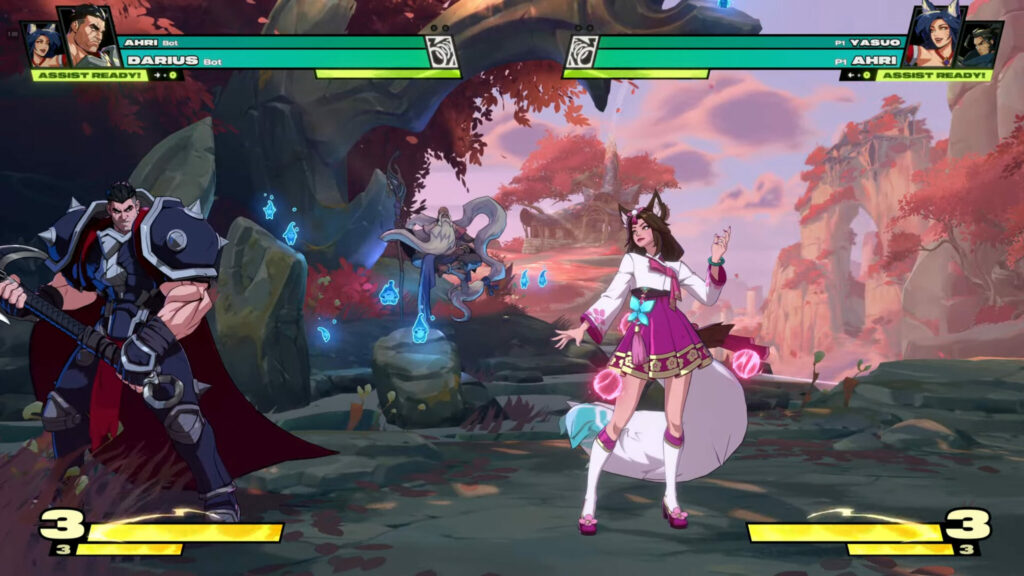 Screenshot of the fighting game (Image via Riot Games)