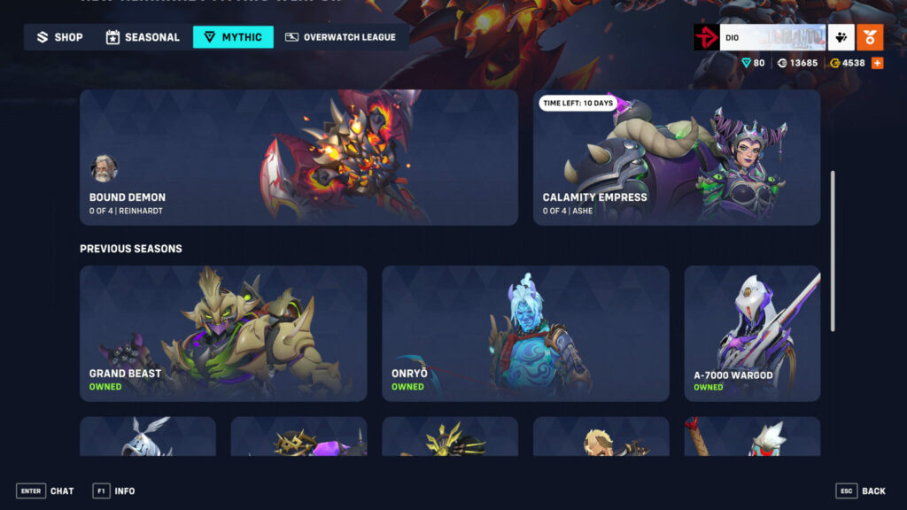 Mythic Shop screenshot (Image via esports.gg)