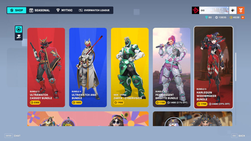 Harlequin Widowmaker Bundle (Image via esports.gg)