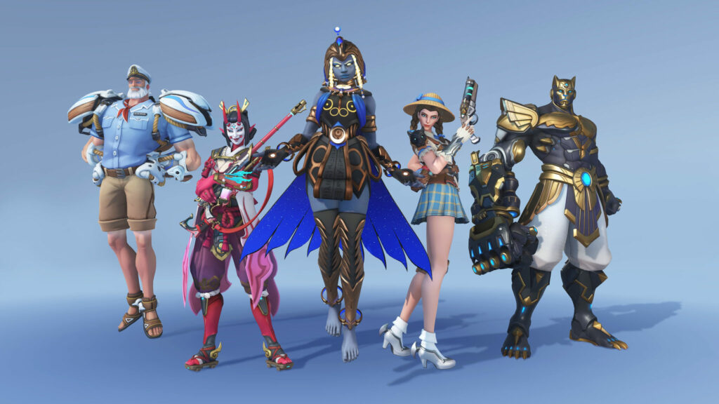 The upcoming Season 12 Battle Pass skins (via <a href="https://x.com/OverwatchNaeri/status/1823754722219893167/photo/1">x</a>)