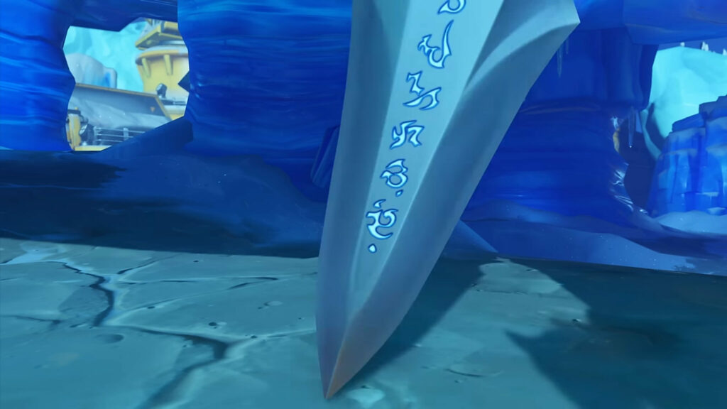 Overwatch 2 teases Frostmourne from the World of Warcraft universe (Image via Blizzard Entertainment)