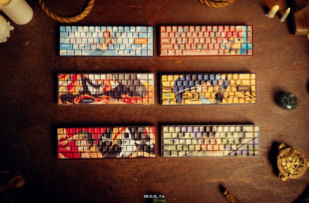 One Piece x Higround keyboards (Image via Higround)