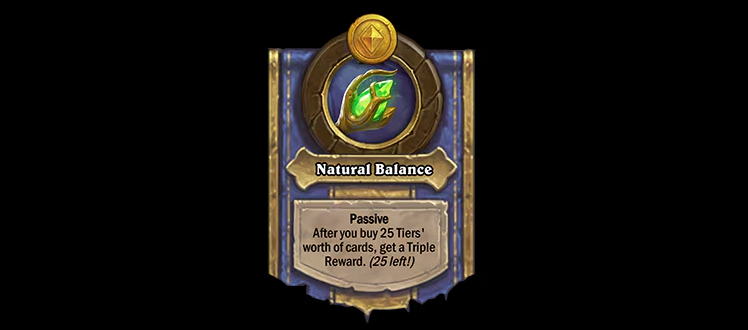 Natural Balance in Hearthstone Battlegrounds (Image via Blizzard Entertainment)