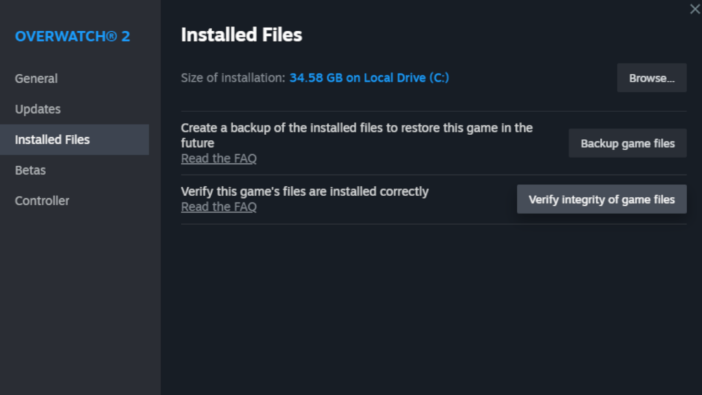 How to verify integrity of game files on Steam screenshot (Image via esports.gg)