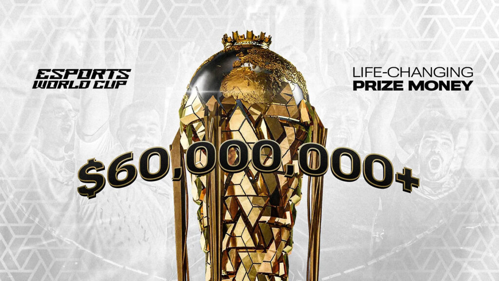 The 2024 Esports World Cup's total prize pool is more than $60 million (Image via Esports World Cup)