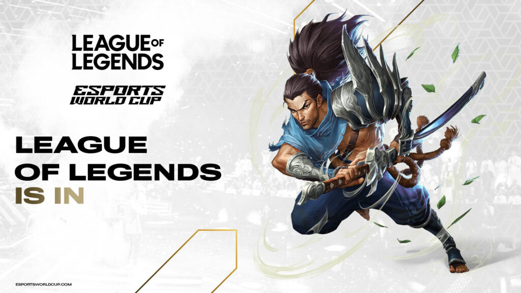 League of Legends is a featured game (Image via Esports World Cup)