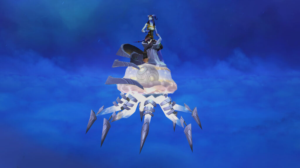 This month's activities reward, the Depthstalker mount - (Image via Blizzard Entertainment)