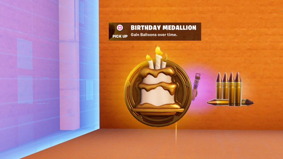 How to get the Birthday Medallion in Fortnite cover image