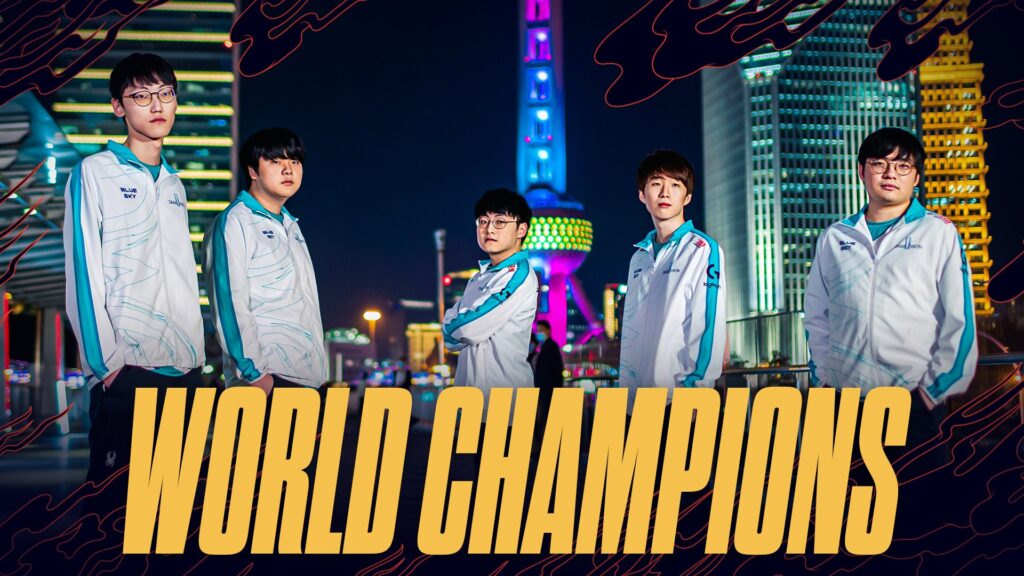 DAMWON Gaming won the Worlds 2020 (Image via Riot Games)