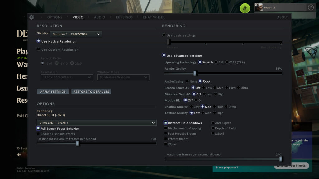 This is how your video settings should look like after you adjust them (Image via esports.gg)