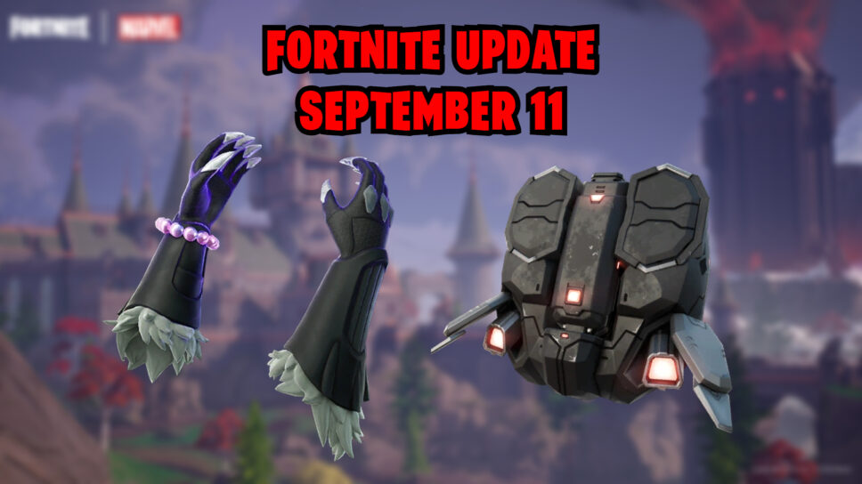 Fortnite update on September 11 changes a pair of Marvel items