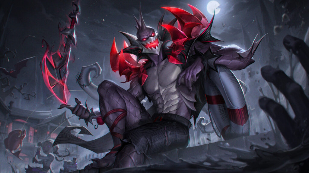 You can get Fright Night Pyke items in the shop (Image via Riot Games)