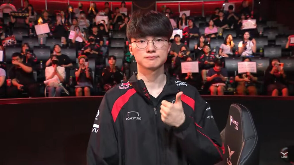 Faker after the match vs DK