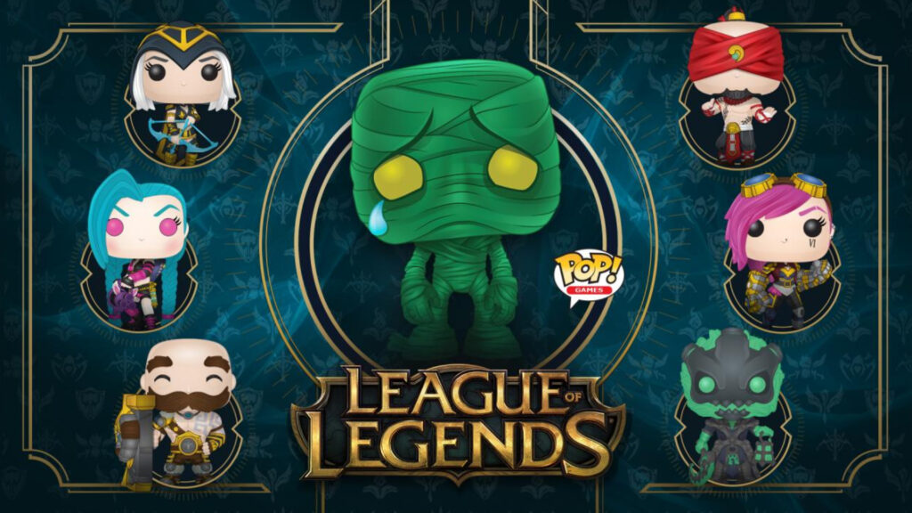 Some of the LoL Funko Pops (Image via Riot Games)