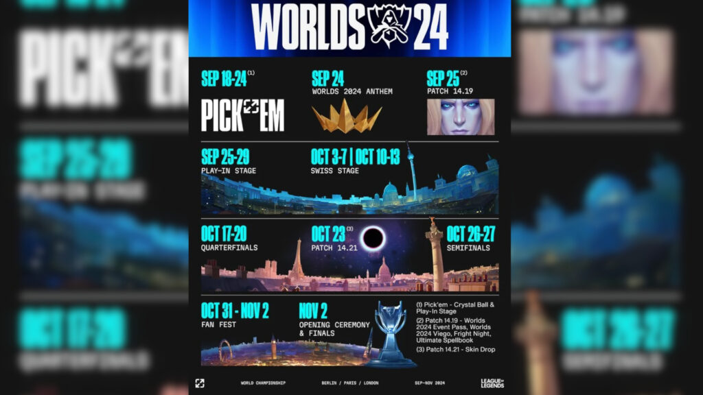 Дата выхода гимна LoL Worlds 2024 и обратный отсчет