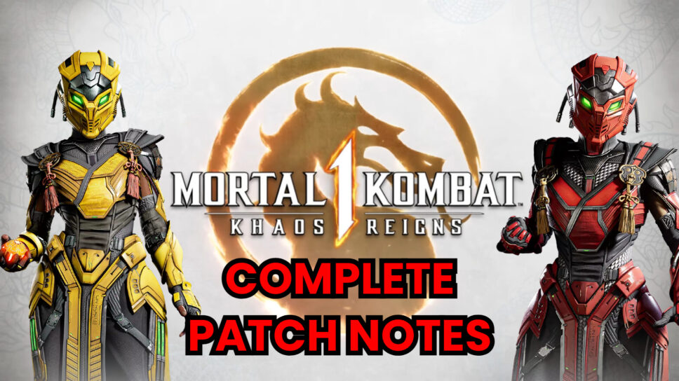 Примечания к патчу Mortal Kombat 1 для DLC Khaos Reigns