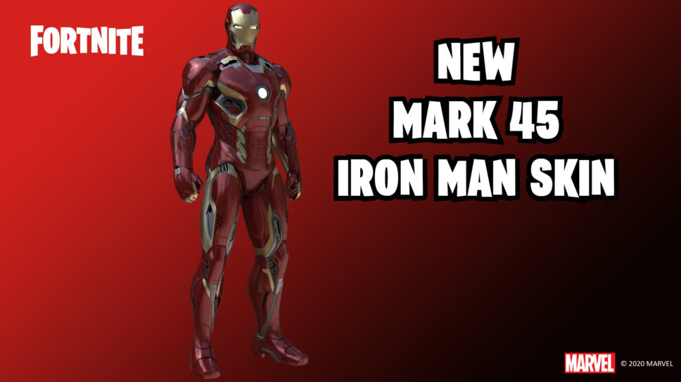 New Mark 45 Iron Man Fortnite skin: Release date, cost, and more cover image