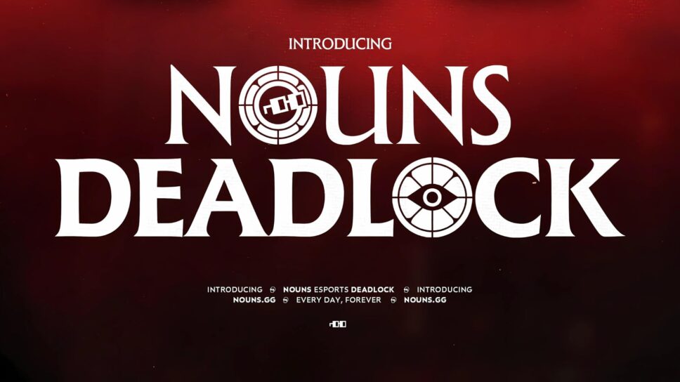 Nouns becomes first prominent organization to sign a Deadlock team cover image