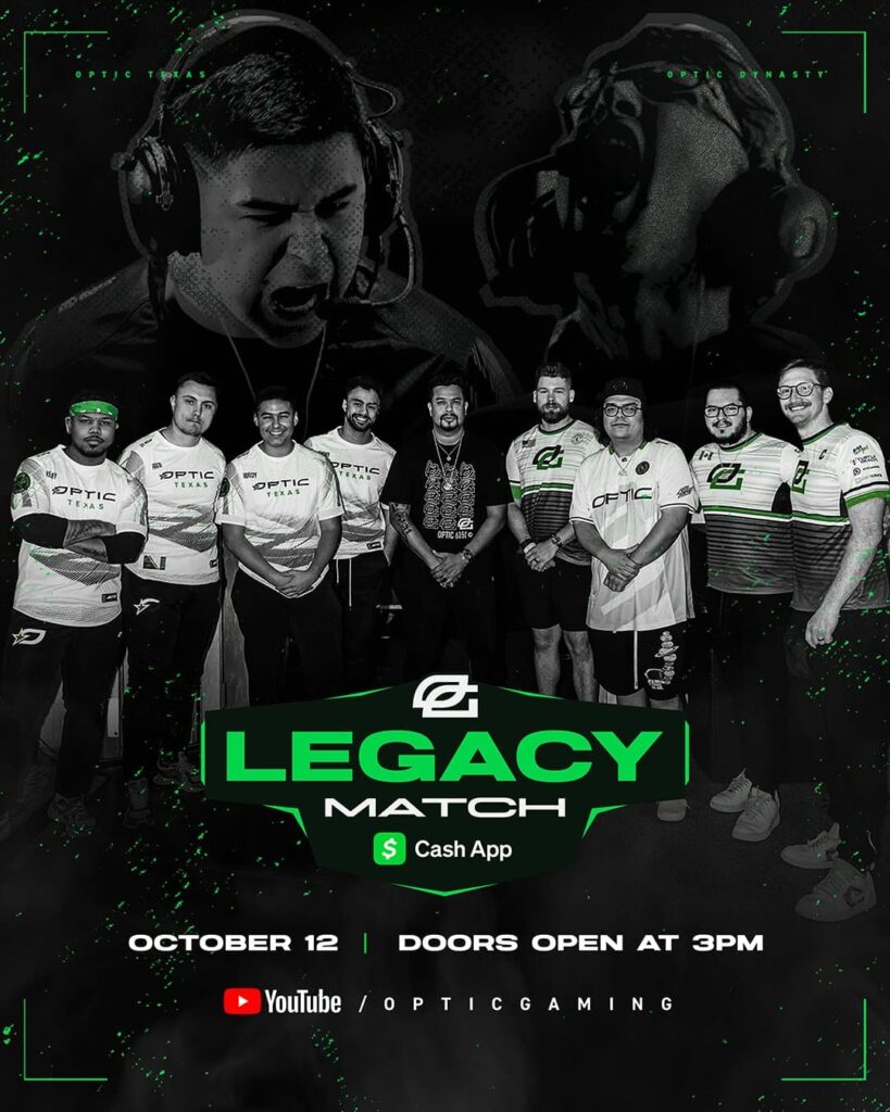 OpTic Texas vs. OpTic Dynasty – Legacy Match to take place on October 12