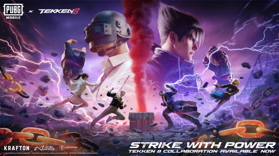 PUBG MOBILE launch in-game collaboration with TEKKEN 8 cover image