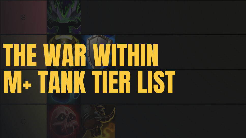 M+ Tank tier list for Season 1 of WoW The War Within cover image