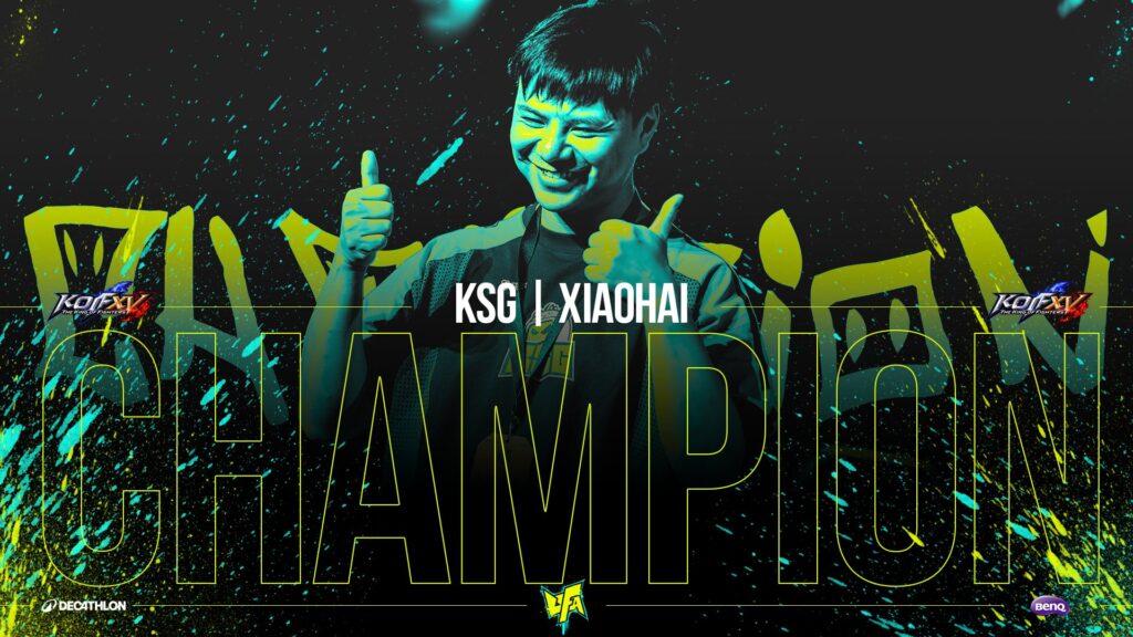 Xiaohai, the UFA 2024 KOF XV champion (image via @UFA_Gaming on X)