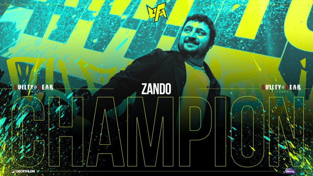 Zando, the UFA 2024 KOF XV champion (image via @UFA_Gaming on X)