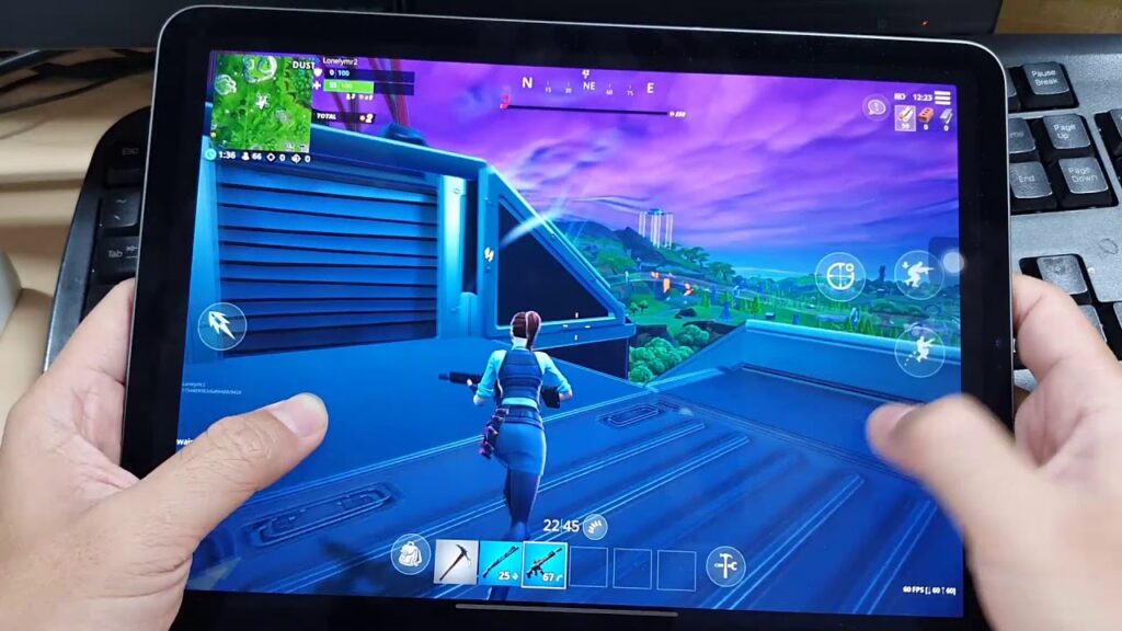 Fortnite on iPad (Image via Epic Games)