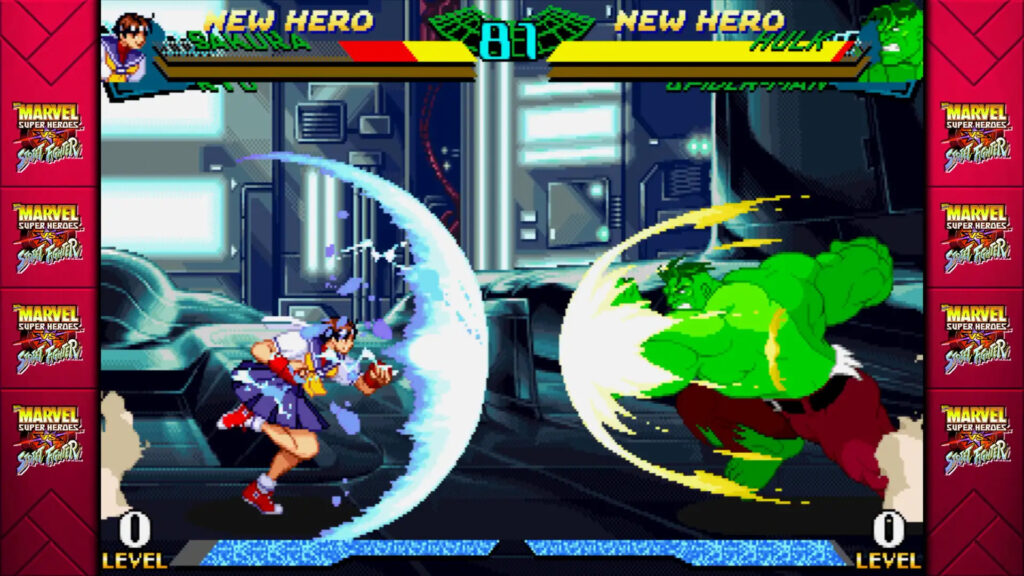 Marvel Super Heroes vs. Street Fighter screenshot (Image via Capcom)