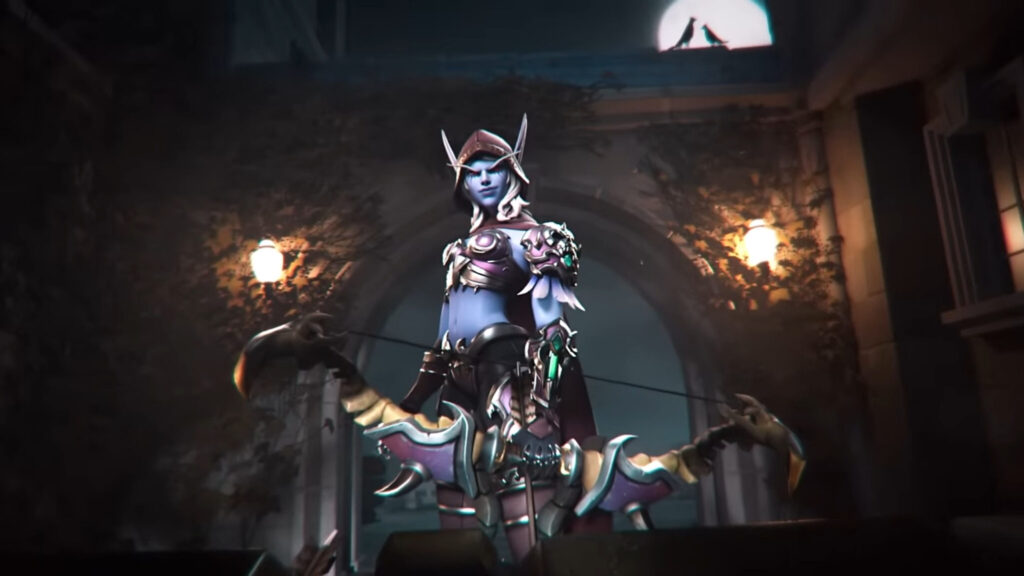 Widowmaker Sylvanas in the Overwatch 2 World of Warcraft crossover (Image via Blizzard Entertainment)