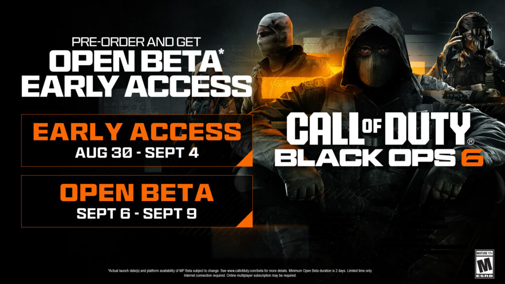 COD Black Ops 6 open beta information (Image via Activision Publishing, Inc.)