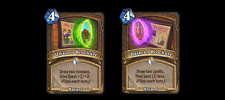 Hearthstone Perils in Paradise Mini-Set cards (Images via Blizzard Entertainment)