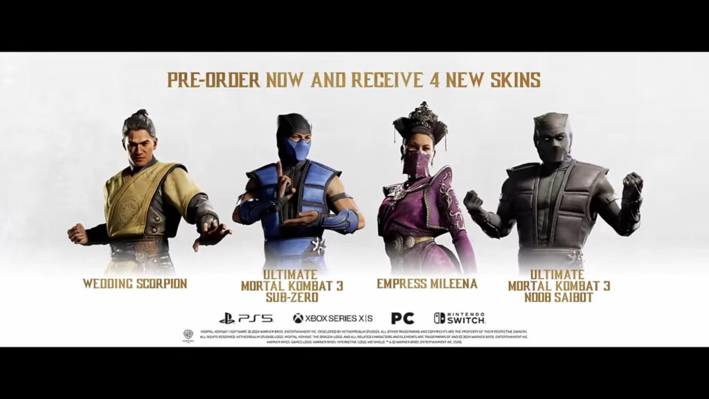 Mortal Kombat 1 Khaos Reigns skins (Image via NetherRealm Studios)