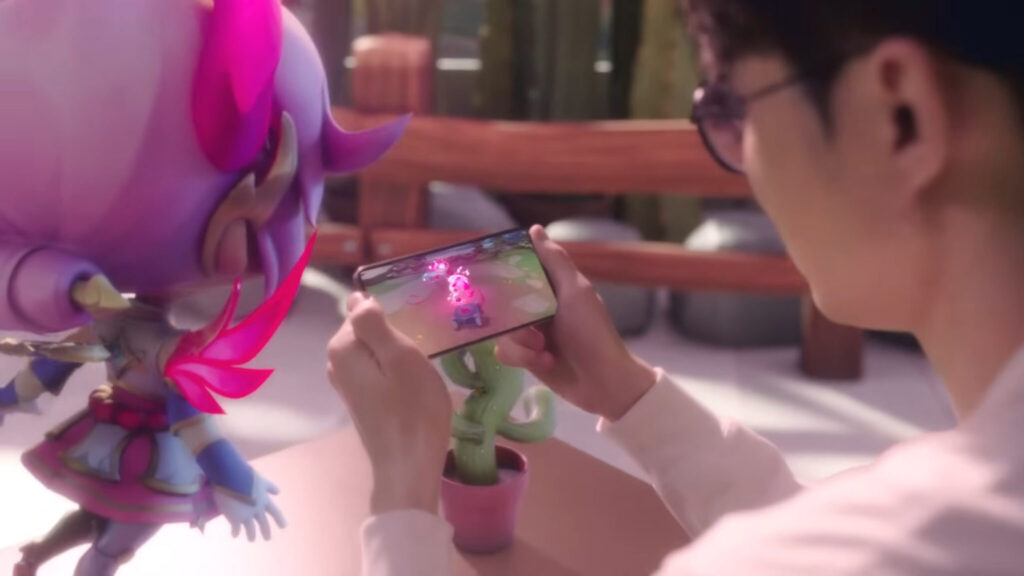 Faker and Chibi T1 Orianna in TFT (Image via Riot Games)