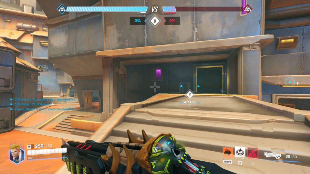 Capture the objective to grant your team's Orisa a health bonus (Image via esports.gg)