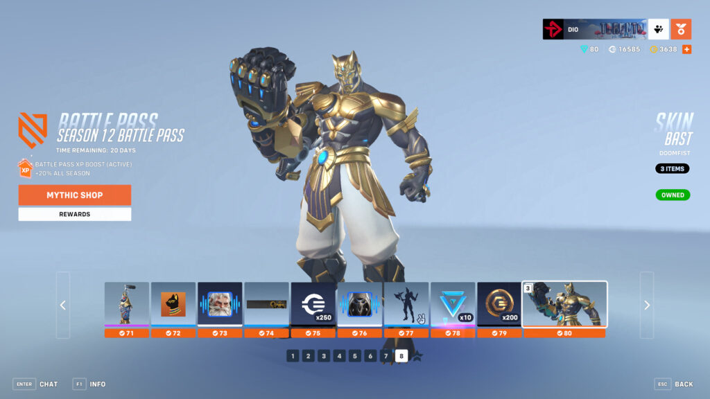 Overwatch 2 Season 12 Battle Pass screenshot (Image via esports.gg)