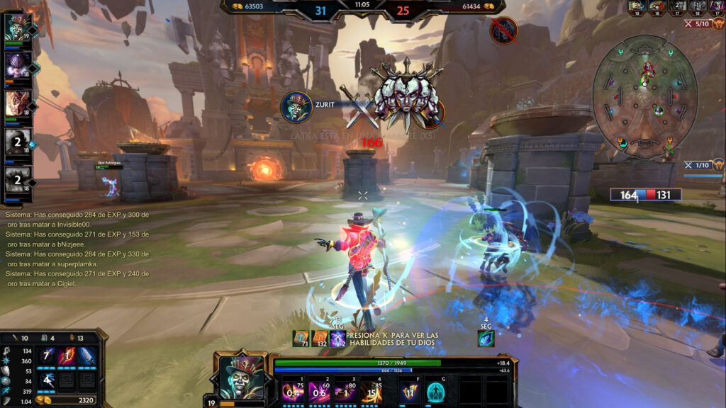 SMITE gameplay (Image via Zurit on Steam)