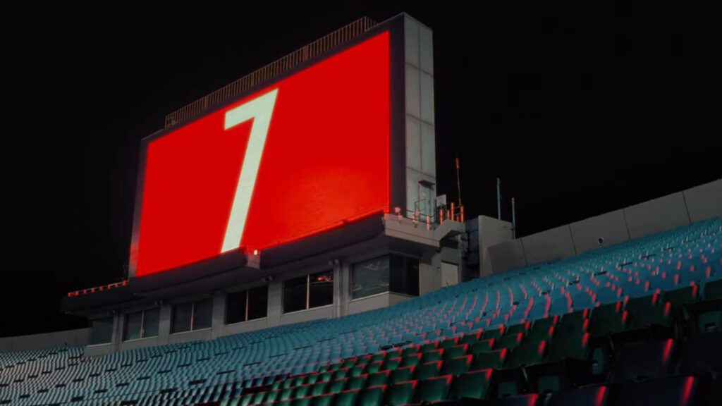 Cristiano Ronaldo's jersey number in the trailer (Image via SNK Corporation)