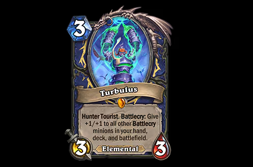 Turbulus is a legendary Shaman minion (Image via Blizzard Entertainment)