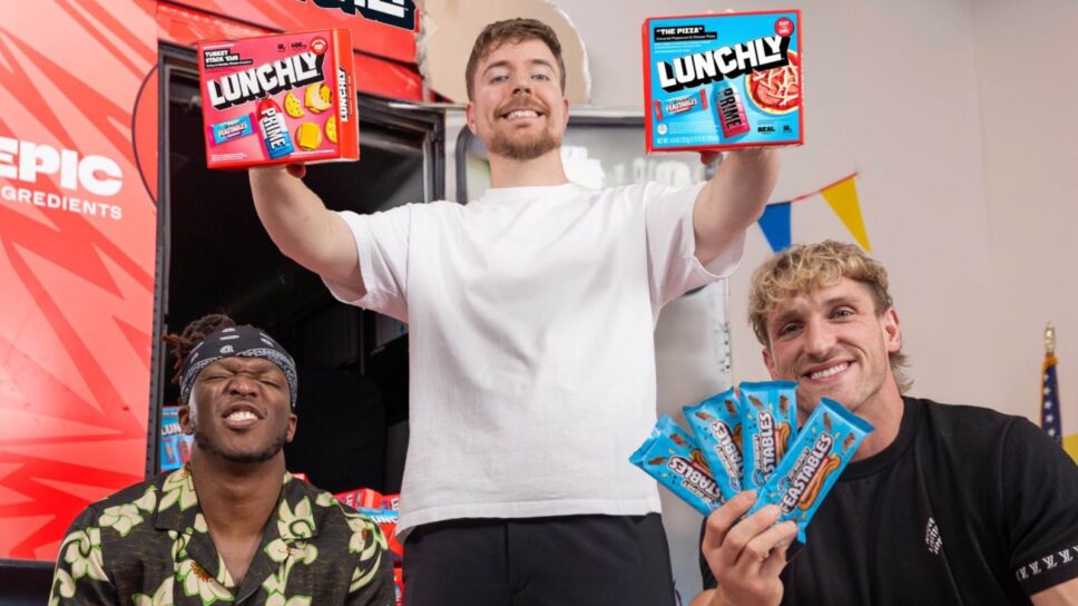 MrBeast, KSI and Logan Paul unviel “Lunchly,” a Lunchables competitor