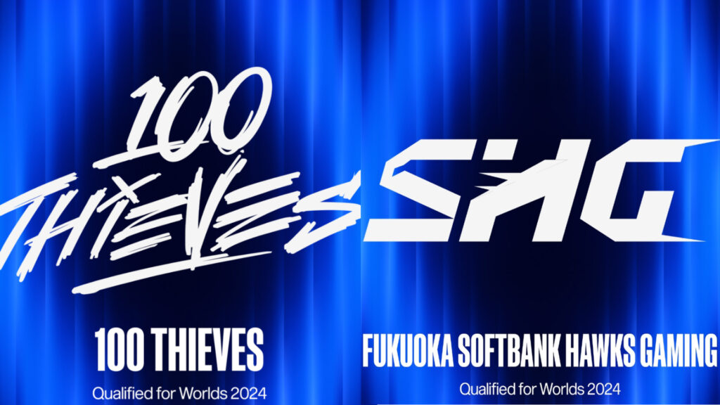 100 Thieves vs Fukuoka SoftBank HAWKS Gaming (Image via Riot Games)