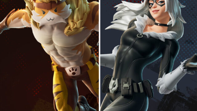 Black Cat & Sabertooth Meowscles to join Fortnite Item Shop preview image