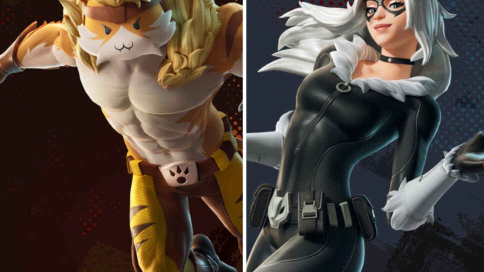 Black Cat & Sabertooth Meowscles to join Fortnite Item Shop cover image