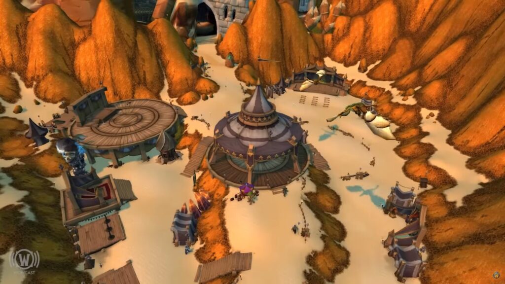 Caverns of Time festival grounds (Image via Blizzard Entertainment)