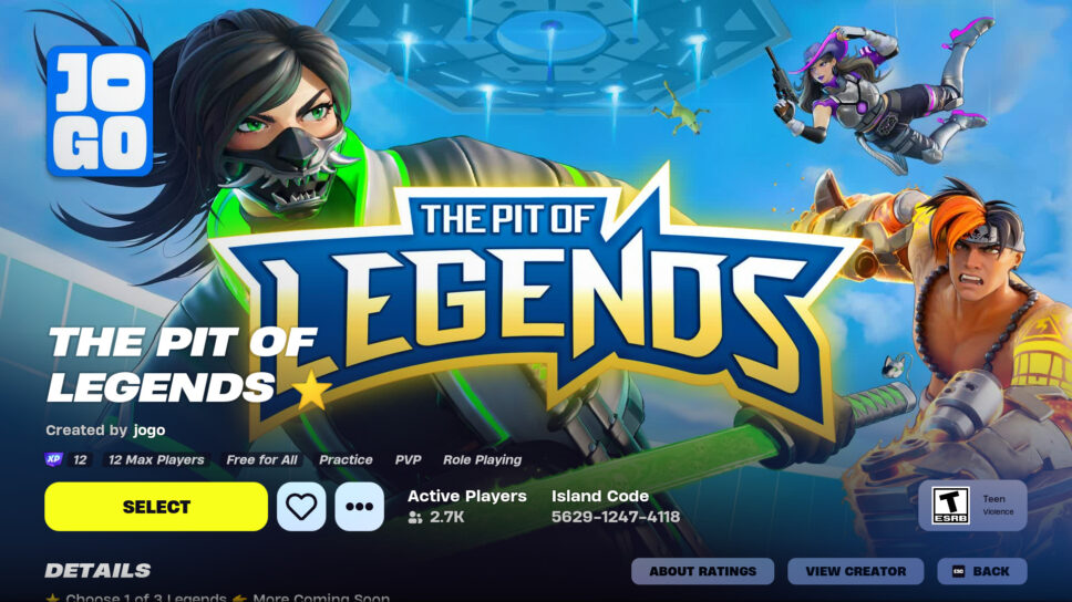 Fortnite The Pit of Legends review: A map worth checking out cover image