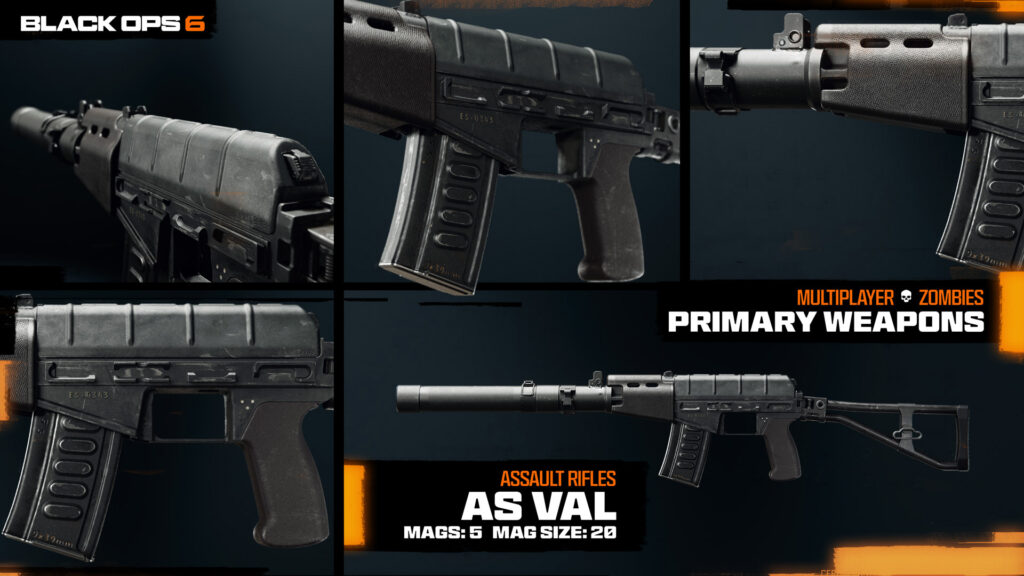 The AS VAL in Black Ops 6. Image via Activision